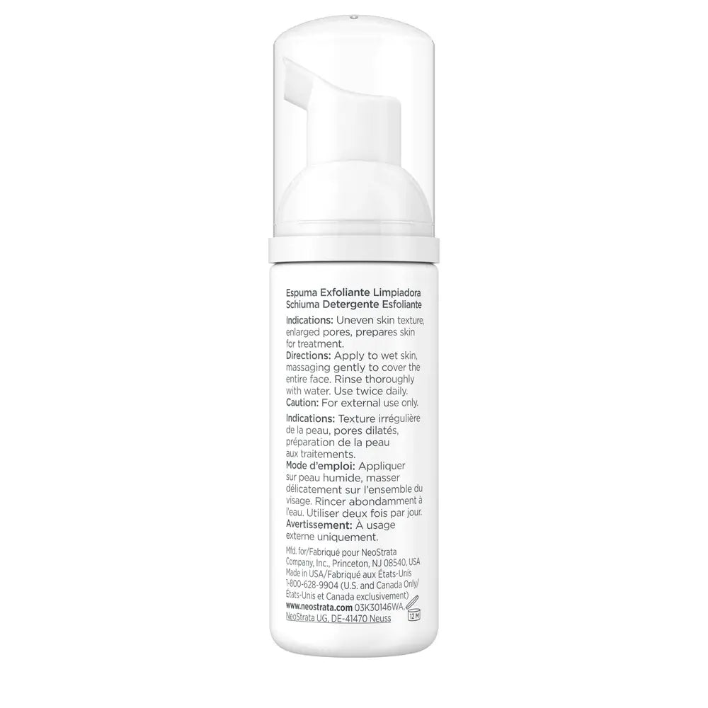 Neostrata Skin Active kuoriva kasvojen puhdistusvaahto, 125 ml