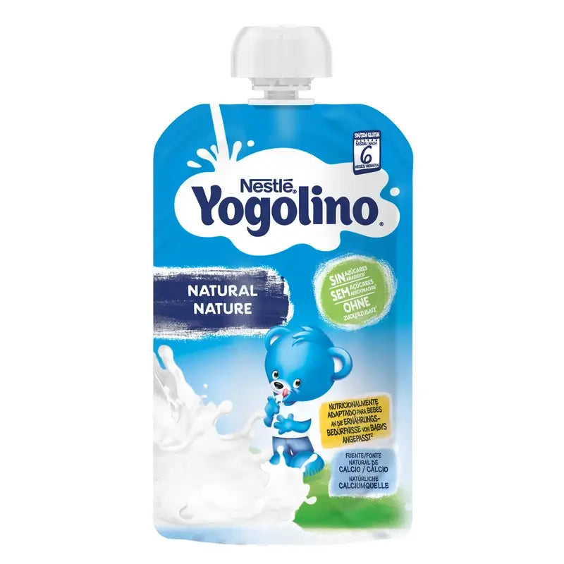 Nestlé Yogolino Natural -pussi, ilman sokeria, 100 g