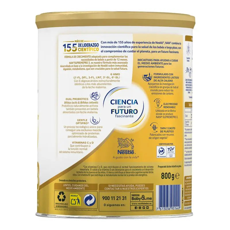 Nestlé Nan Supreme Pro 3 Kasvumaito, 2 x 800 g