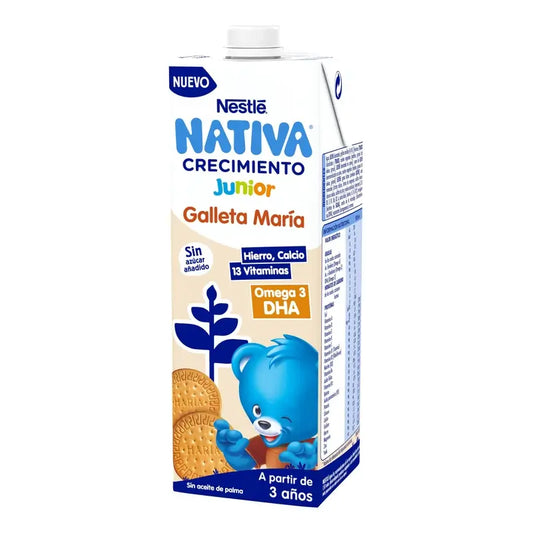 Nestlé Nativa Crecimiento -keksi 3-vuotiaille, 1 l