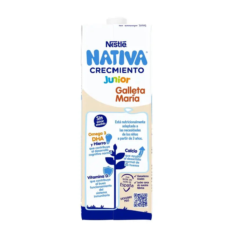 Nestlé Nativa Crecimiento -keksi 3-vuotiaille, 1 l