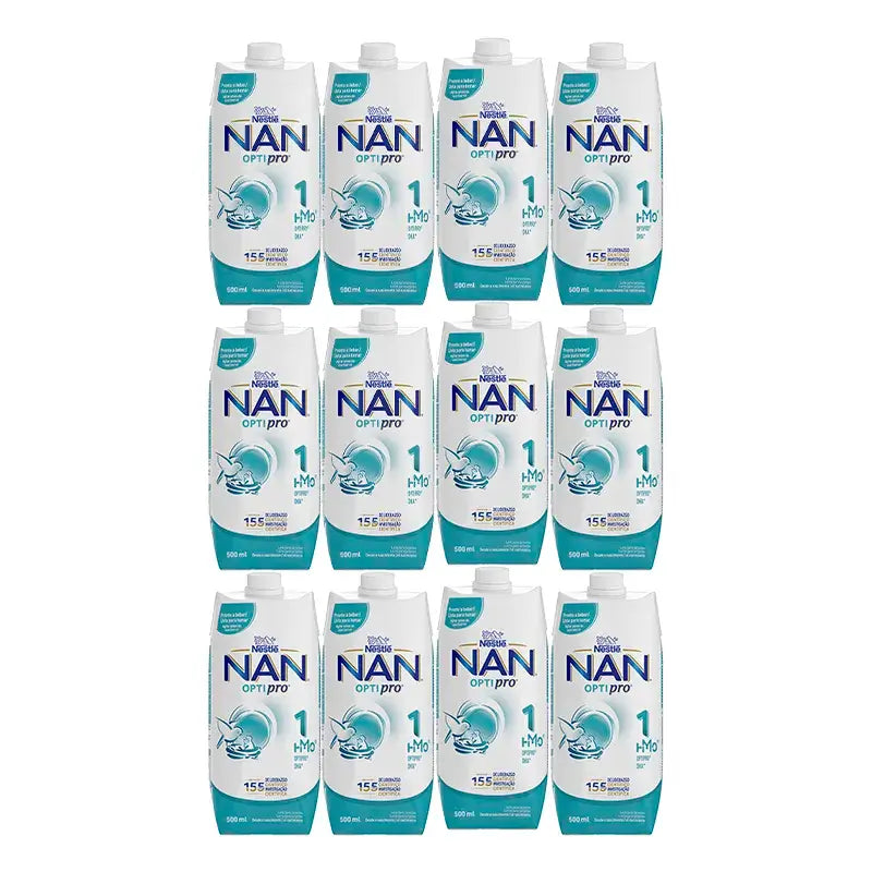Nestlé Nan Optipro 1 Liquid, 12X500 ml