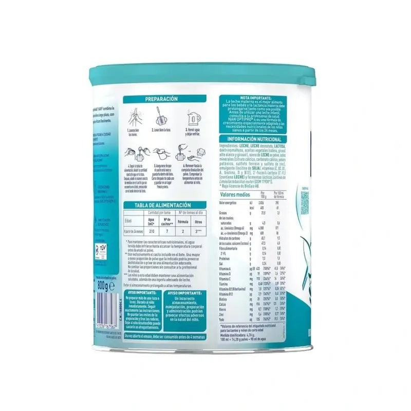 Nestlé Nan Optipro 3 kasvumaito, 6 x 800 g