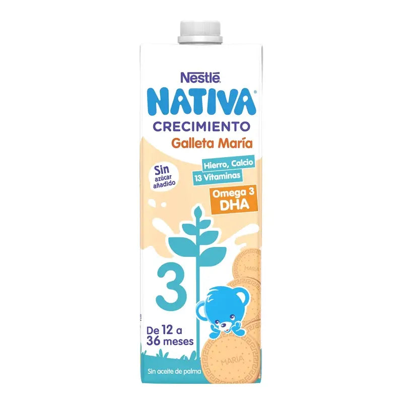 Nestlé Nativa Crecimiento 3 Keksi, 1 l