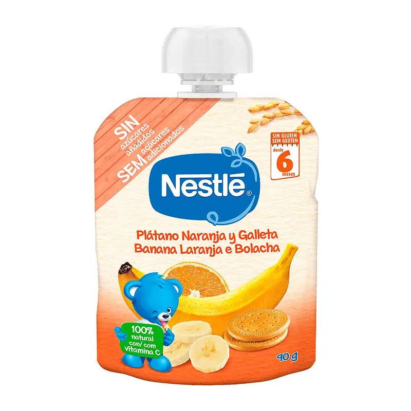 Nestlé Sachet Banana, Orange and Cookie, 90 g