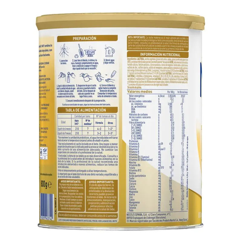Nestlé Nan Supreme Pro 2 -jatkomaitoseos, 4 x 800 g