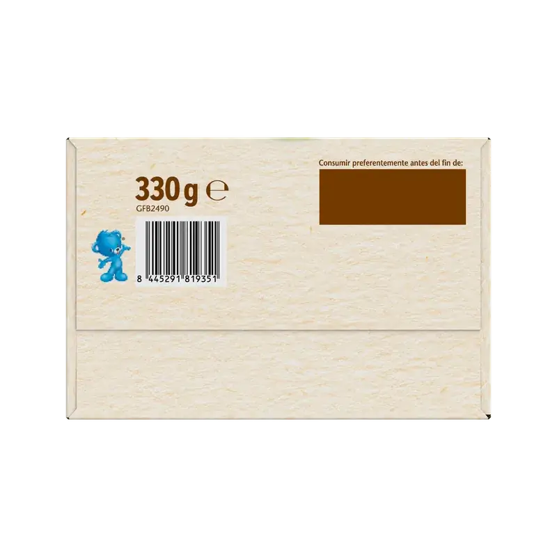 Nestlé 8-viljainen vauvanruoka, 0 % hedelmää, 330 g