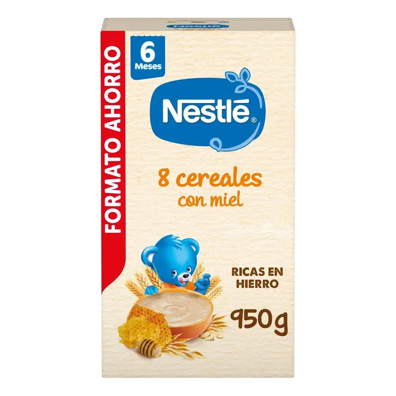 NESTLÉ 8-viljainen vauvanruoka hunajalla, 950 g