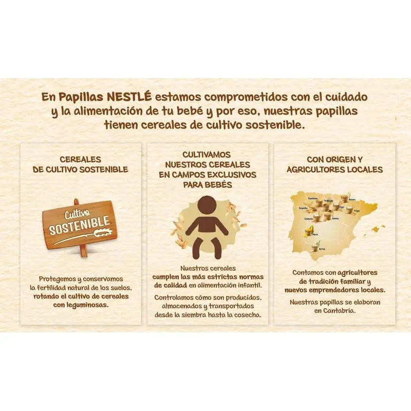 Nestlé 8-viljainen vauvanruoka, jossa on María-keksiä, 475 g