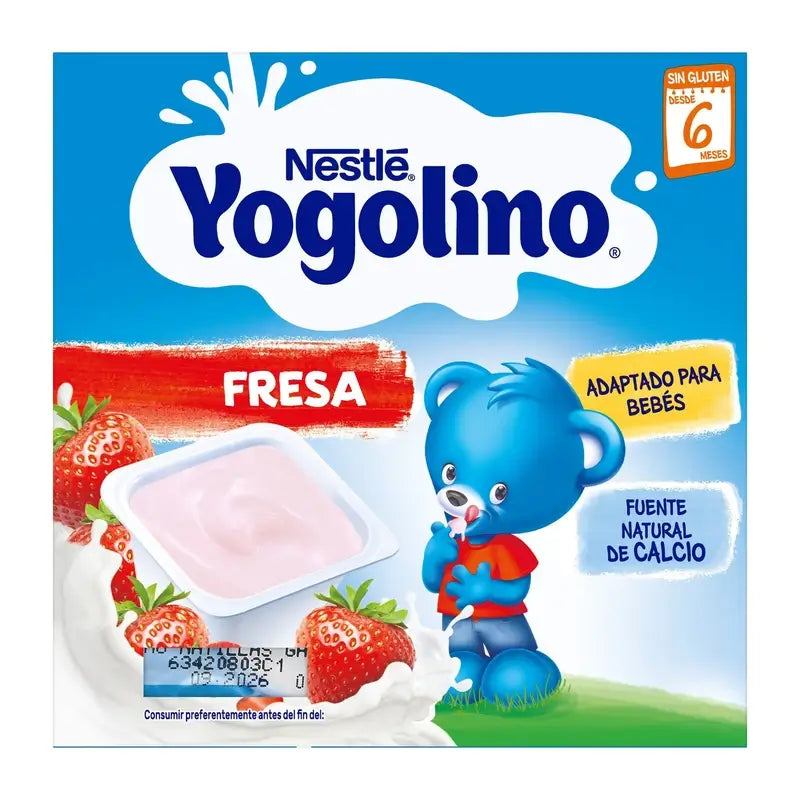 Nestlé Yogolino Mansikka, 4 x 100 g