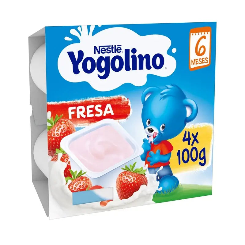 Nestlé Yogolino Mansikka, 4 x 100 g