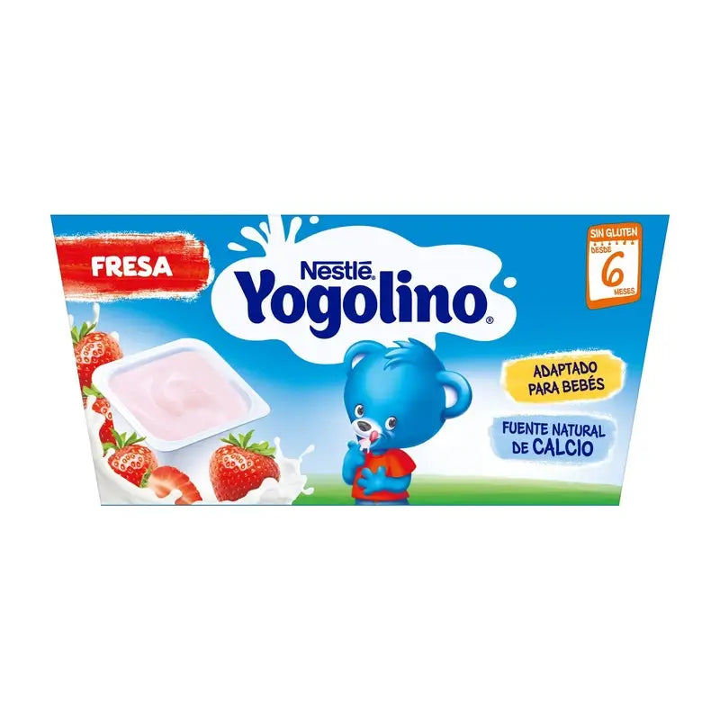 Nestlé Yogolino Mansikka, 4 x 100 g