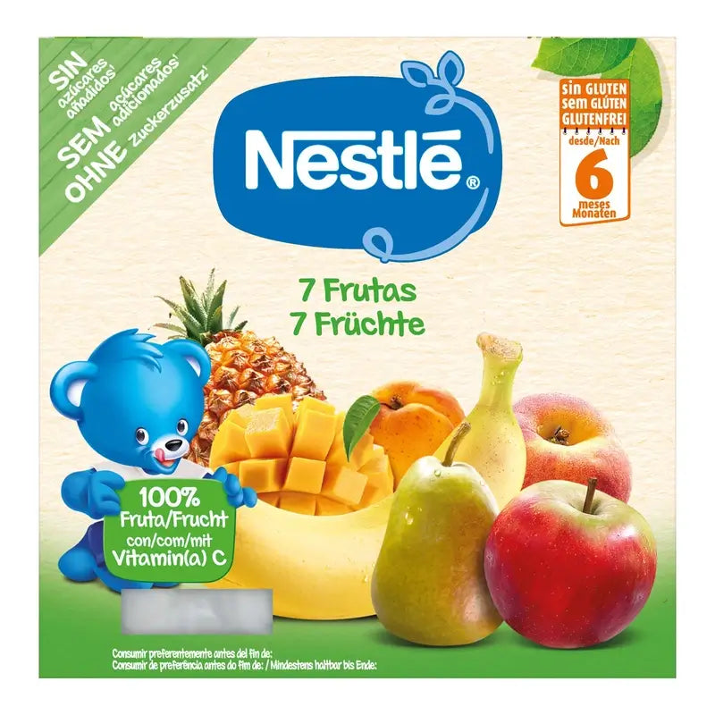 Nestlé 7 hedelmän hedelmäsose, 4 x 100 g