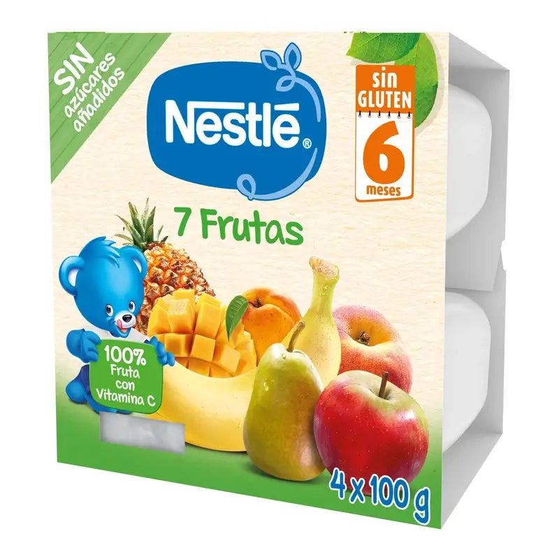 Nestlé 7 hedelmän hedelmäsose, 4 x 100 g