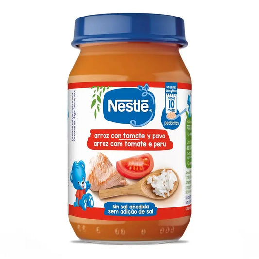 Nestlé: Riisi-tomaatti-kalkkuna-purkkiruoka, 190 g