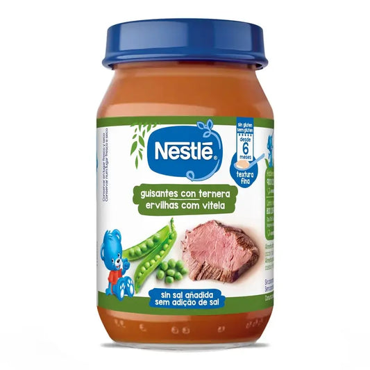 Nestlé: Herne- ja naudanlihapurkki, 190 g