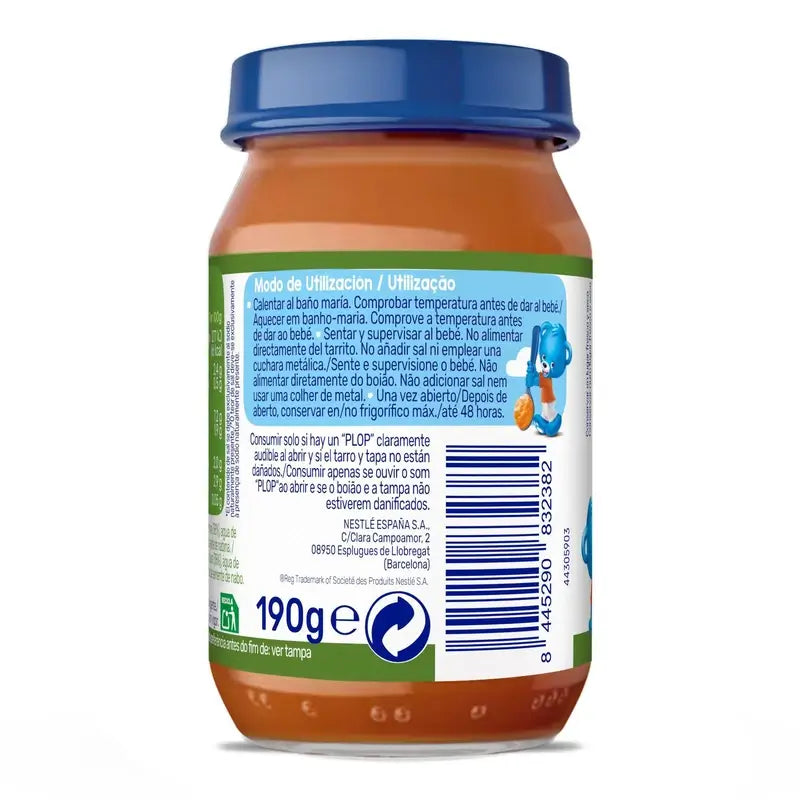 Nestlé: Herne- ja naudanlihapurkki, 190 g