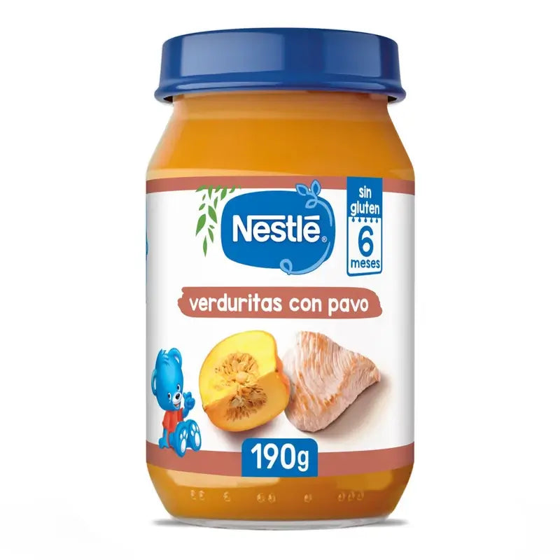 Nestlé Savoury -vihannes- ja kalkkunapurat, 190 g