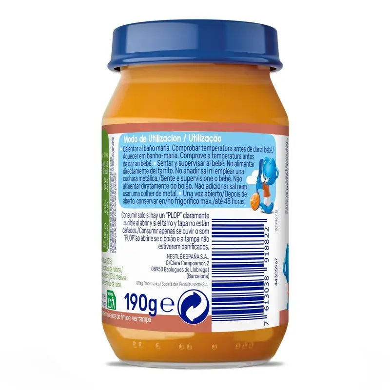 Nestlé Savoury -vihannes- ja kalkkunapurat, 190 g