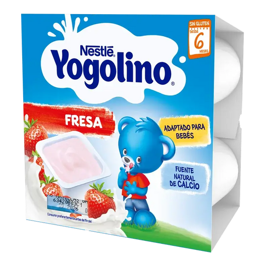 Yogolino Mansikka, 4 x 100 g