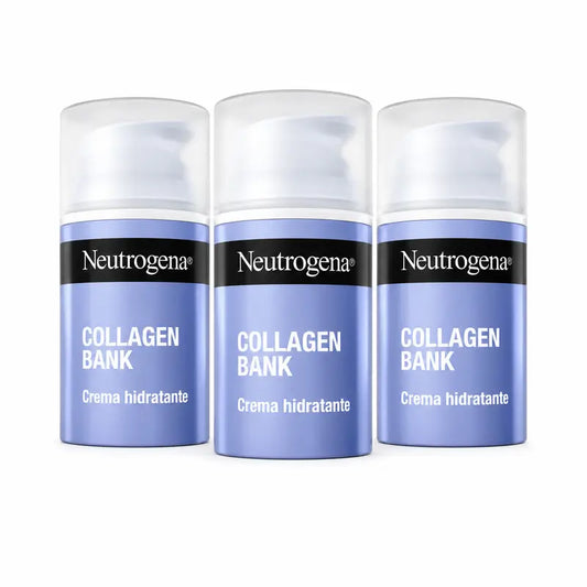 Neutrogena Collagen Bank kasvojen kosteusvoide, 3 x 50 ml:n pakkaus