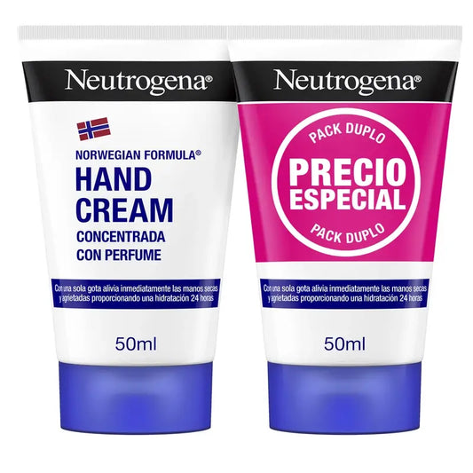 Neutrogena tuoksuva, tehokas korjaava käsivoide, 2 x 50 ml 
