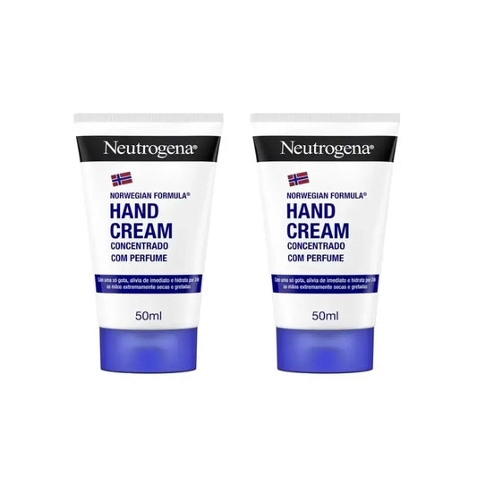 Neutrogena Concentrated Repairing Hand Cream with Fragrance, 2X50 Ml