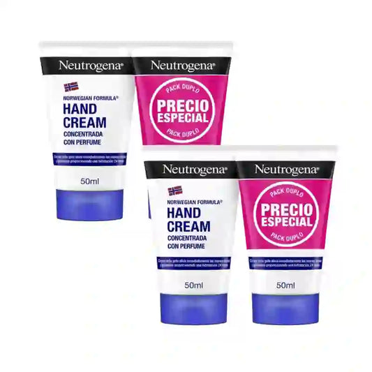 Neutrogena tuoksuva tiivistetty käsivoide, 2 x 50 ml 