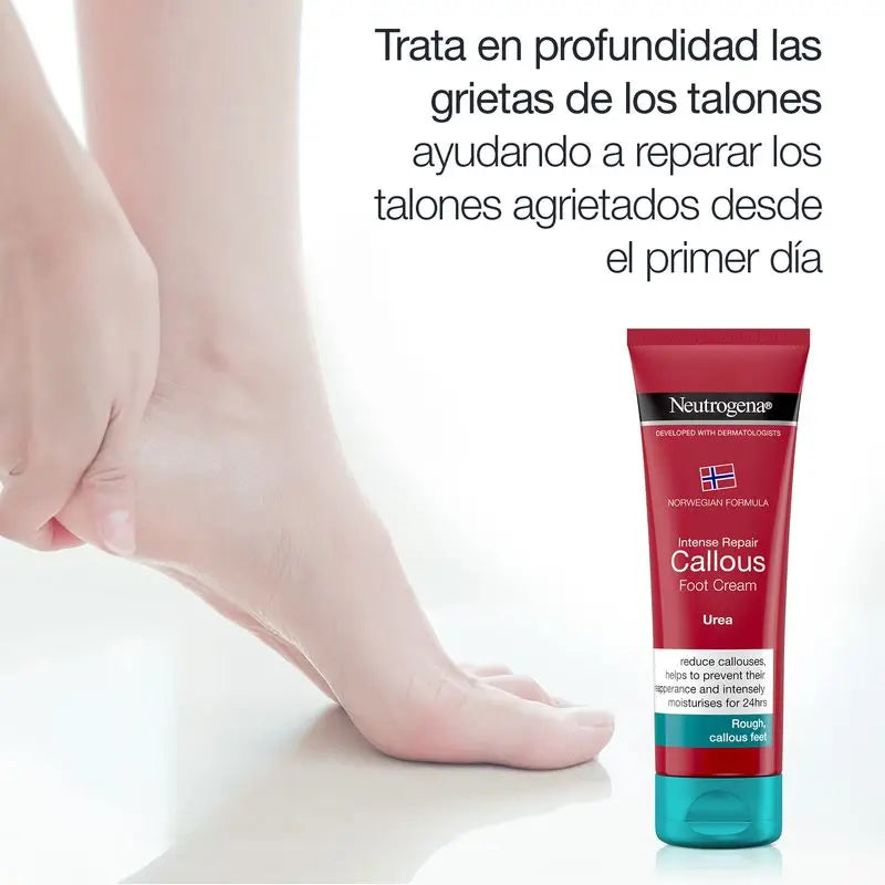 Neutrogena Intensiivinen korjaava jalkavoide kovettumien pehmentämiseen, 50 ml