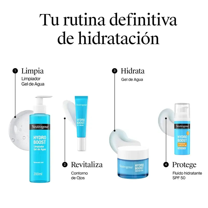 Neutrogena Hydro Boost -vesigeeli, kosteuttava kasvovoide normaalille ja sekaiholle, 50 ml