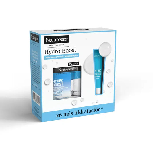 Neutrogena Hydro Boost -lahjasetti: geelivoide 50 ml + silmänympärysvoide 15 ml
