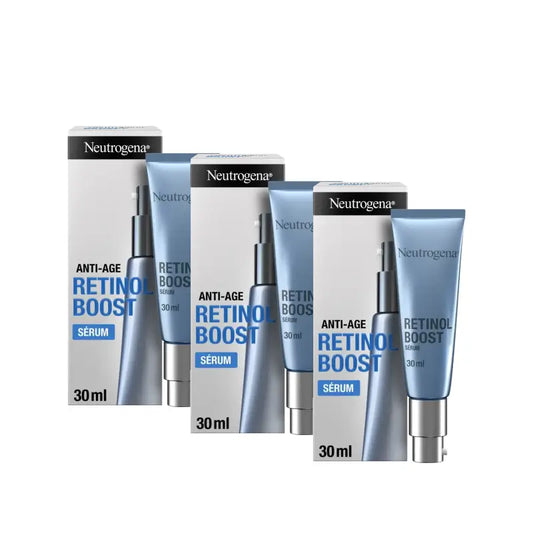 Neutrogena Retinol Boost -kasvoseerumi ryppyjen hoitoon, 3 x 15 ml:n pakkaus