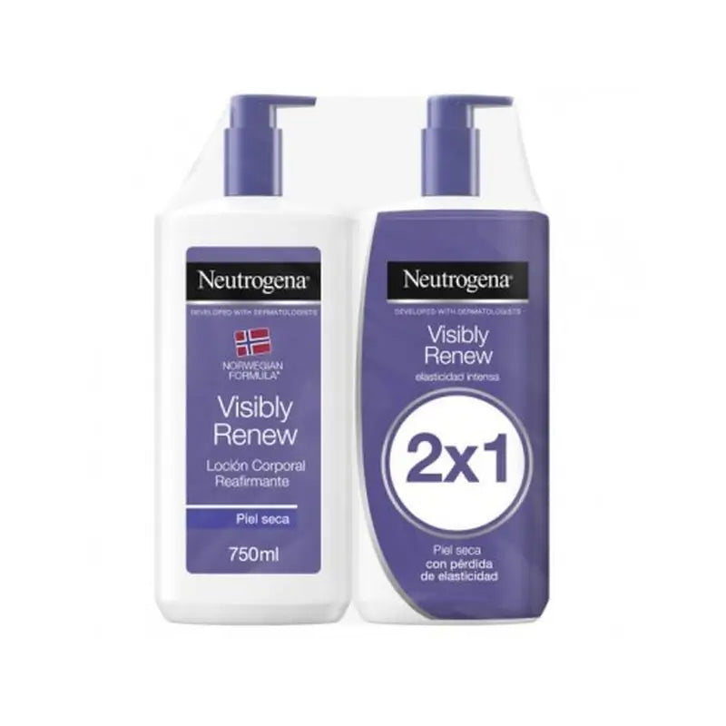 Neutrogena Duplo Visibly Renew kosteuttava ja kiinteyttävä vartalovoide, 750 ml