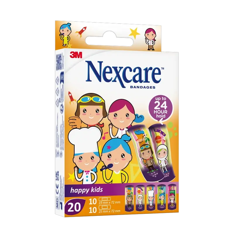 Nexcare Kids  Lasten suojalaastarit, ammattiteema, valikoima, 20 kpl
