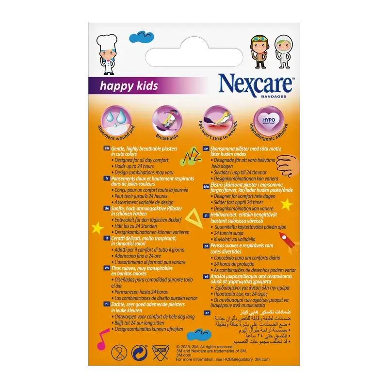 Nexcare Kids  Lasten suojalaastarit, ammattiteema, valikoima, 20 kpl