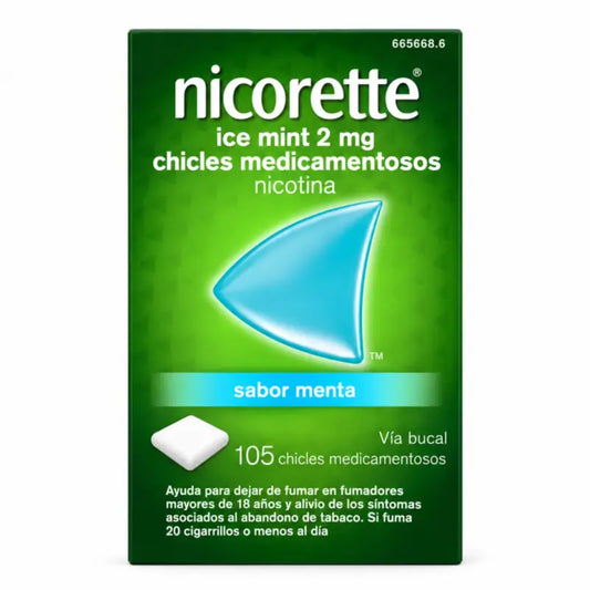 Nicorette Ice Mint 2 mg, 105 purukumia