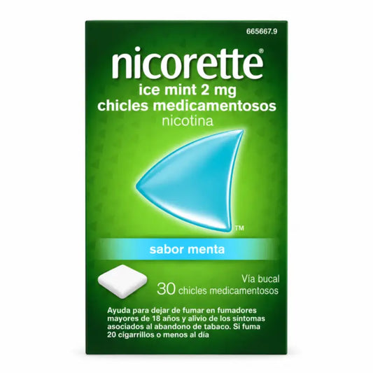 Nicorette Ice Mint 30 purukumia, 2 mg