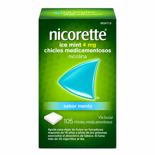 Nicorette Ice Mint 4 mg, 105 purukumia