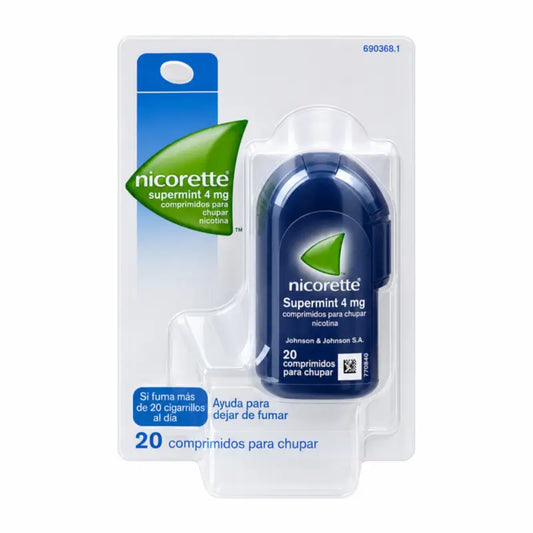 Nicorette Supermint 4 mg, 20 imutablettia