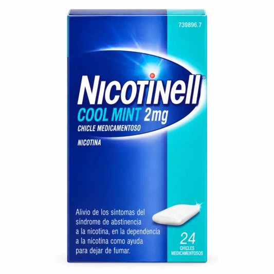 Nicotinell Cool Mint 2 mg, 24 lääkekumia