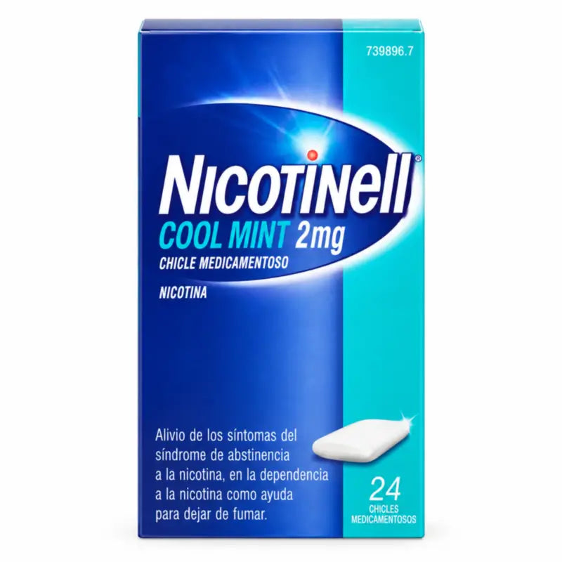 Nicotinell Cool Mint 2 mg, 24 lääkekumia