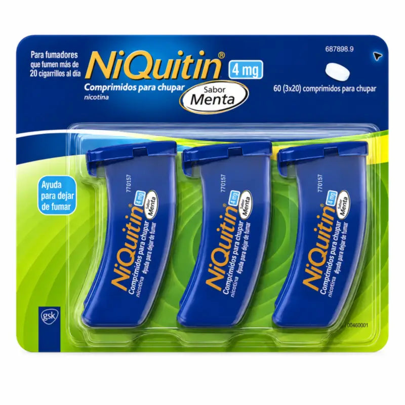 NiQuitin 4 mg minttu, 60 imutablettia