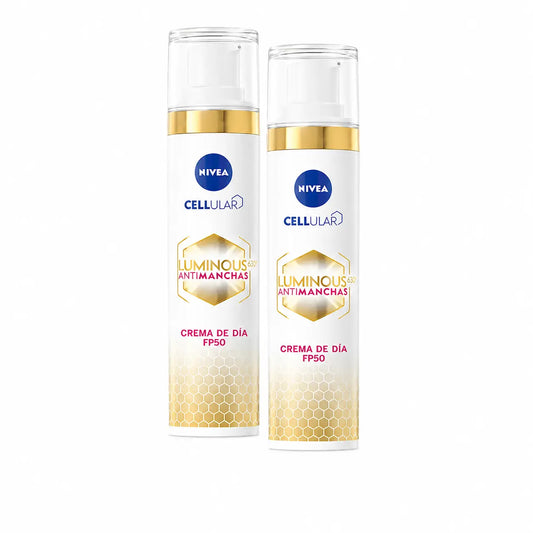 NIVEA Cellular Luminous630 Päivävoide, joka ehkäisee pigmenttimuutoksia, SPF 50, 2 kpl:n pakkaus