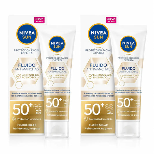 Nivea Sun Luminous 630 pigmenttimuutoksia ehkäisevä aurinkovoide SPF 50, 40 ml, 2 kpl:n pakkaus