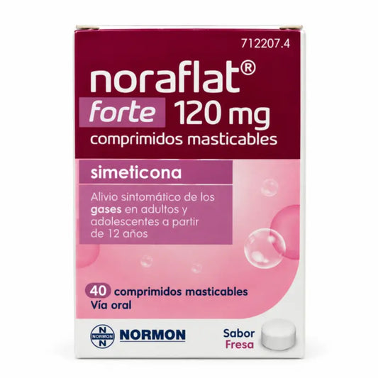 Noraflat Forte 120 mg, 40 tablettia