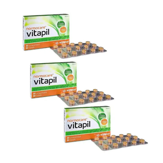 Normocare Vitapil, 3 x 30 tablettia sisältävä pakkaus