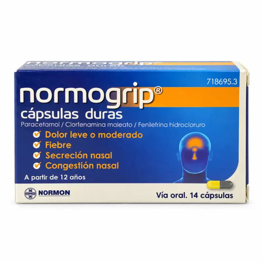 Normogrip, 14 Duras-kapselia