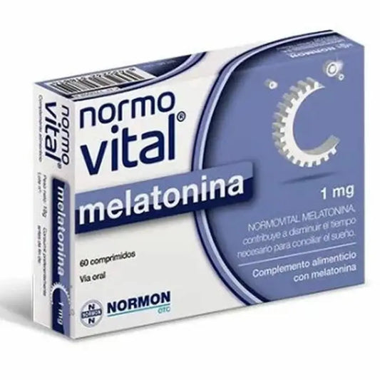 Normovital Melatonin 1 mg, 60 Tablets