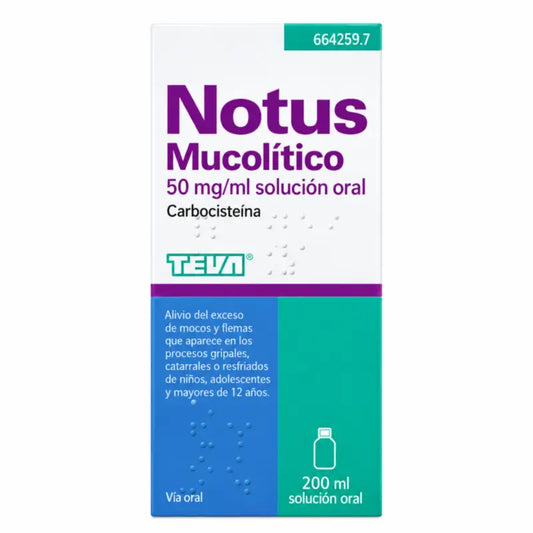 Notus Mucolítico suun kautta otettava liuos 200 ml