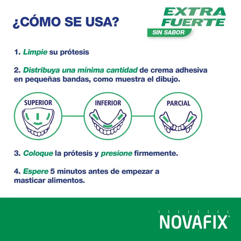 Novafix Extra Fuerte mauton, 75 g